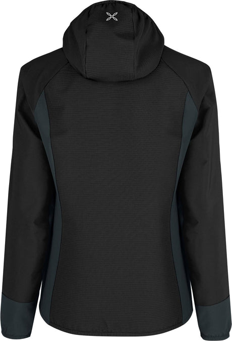 Montura - DOLOMITI WIND HOODED JACKET W. — BLACK/MELON — Vista posteriore 3