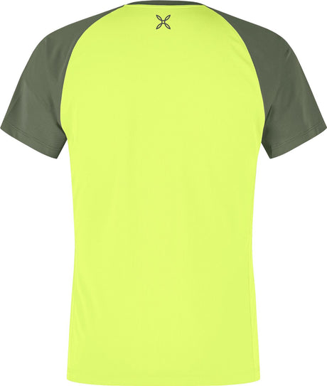 Montura - OUTDOOR 3 T-SHIRT — SUNNY LIME/VERDE SALVIA — Vista posteriore 2