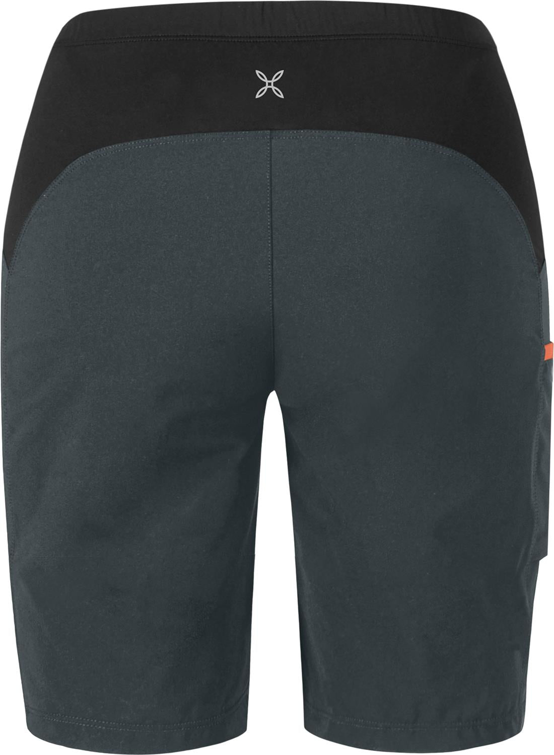 Montura - STRETCH SHAPE BERMUDA WOMAN — ANTRACITE/MELON — Vista posteriore 3