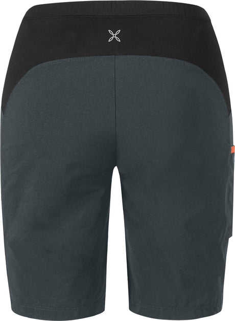 Montura - STRETCH SHAPE BERMUDA WOMAN — ANTRACITE/MELON — Vista posteriore 3