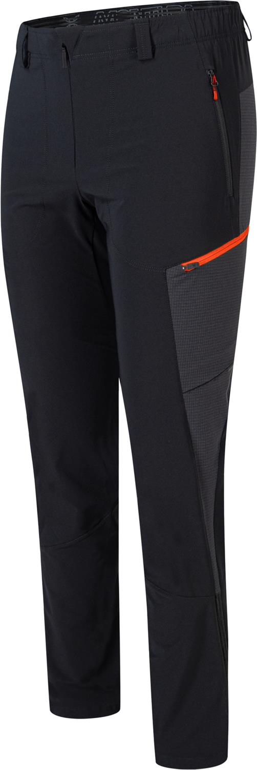 Montura - LEDGE PANTS — BLACK/ORANGE — Immagine 2