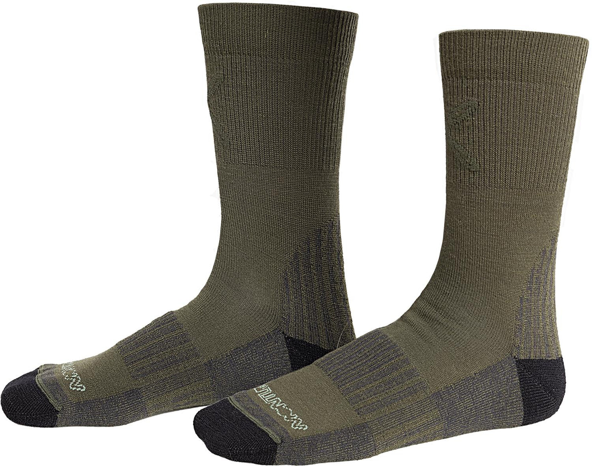 Montura - MERINO MIX MID SOCKS — VERDE SALVIA — Vista frontale 1