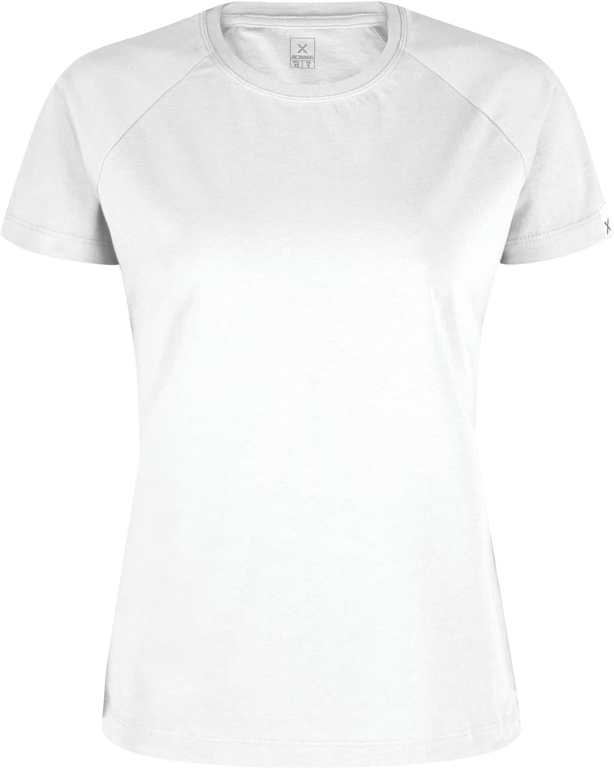 Montura - MINIMAL LOGO T-SHIRT WOMAN — WHITE — Vista frontale 1