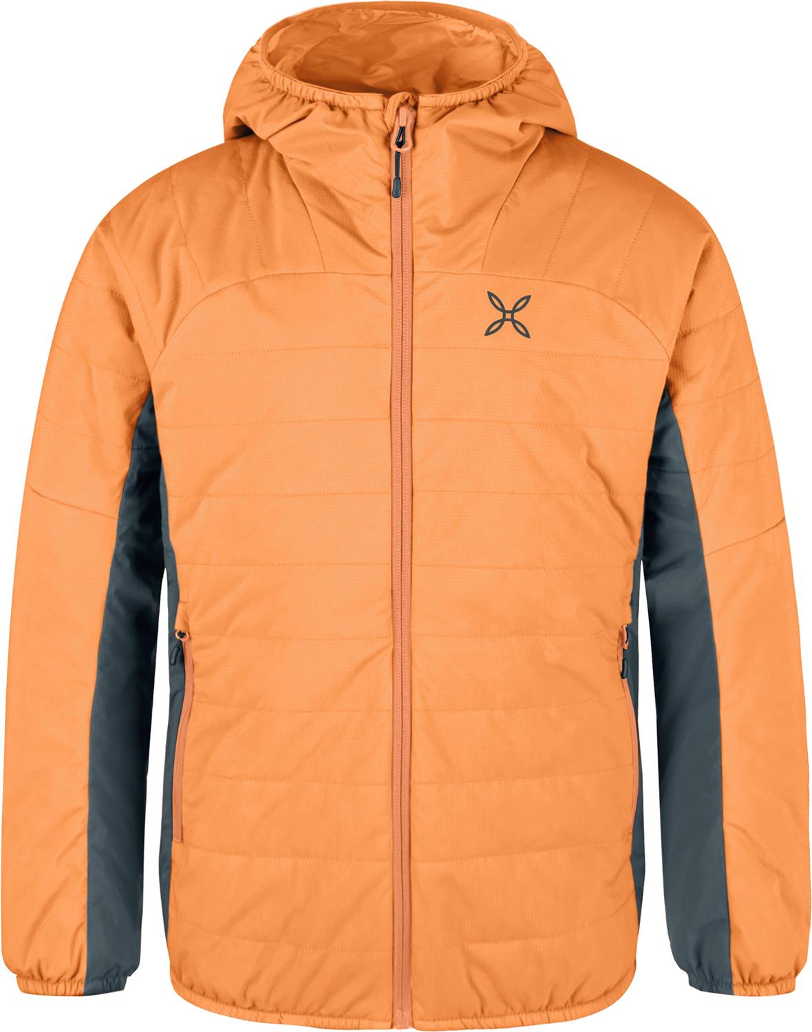 Montura - SPACE LIGHT HOODED JACKET KIDS — MELON/PIOMBO — Vista frontale 1