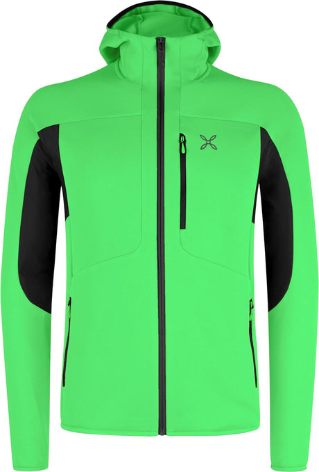 Montura - SMOOTH 2 HOODED MAGLIA — VIBE GREEN — Vista frontale 1