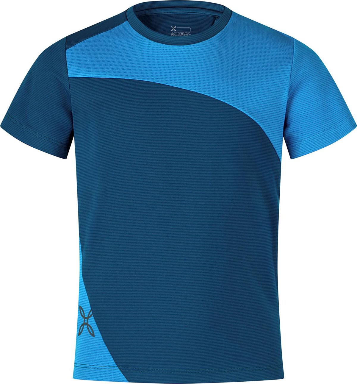 Montura - MIX-UP T-SHIRT KIDS — DEEP BLUE/CELESTE — Vista frontale 1
