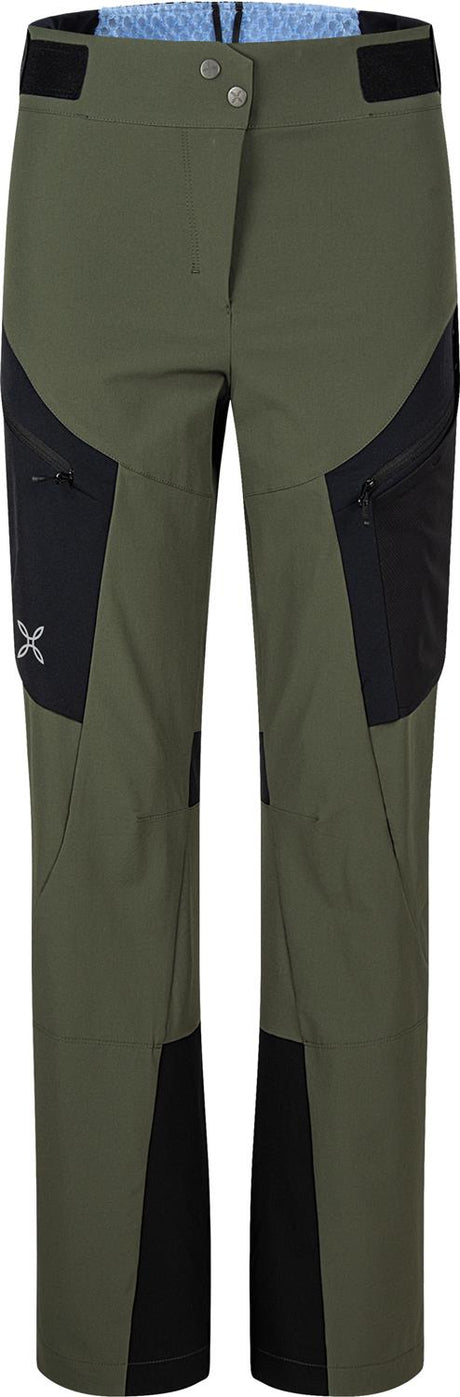 Montura - GITA PANTS WOMAN — VERDE SALVIA — Vista frontale 1