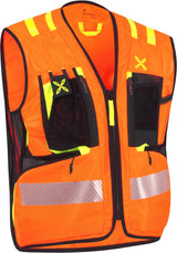 Montura - OPERATOR BASIC 2.0 VEST — ARANCIO FLUO/GIALLO FLUO — Immagine 2