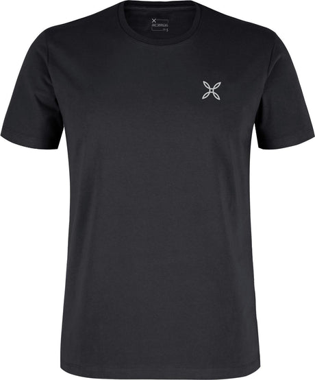 Montura - BASIC LOGO T-SHIRT — BLACK — Vista frontale 1