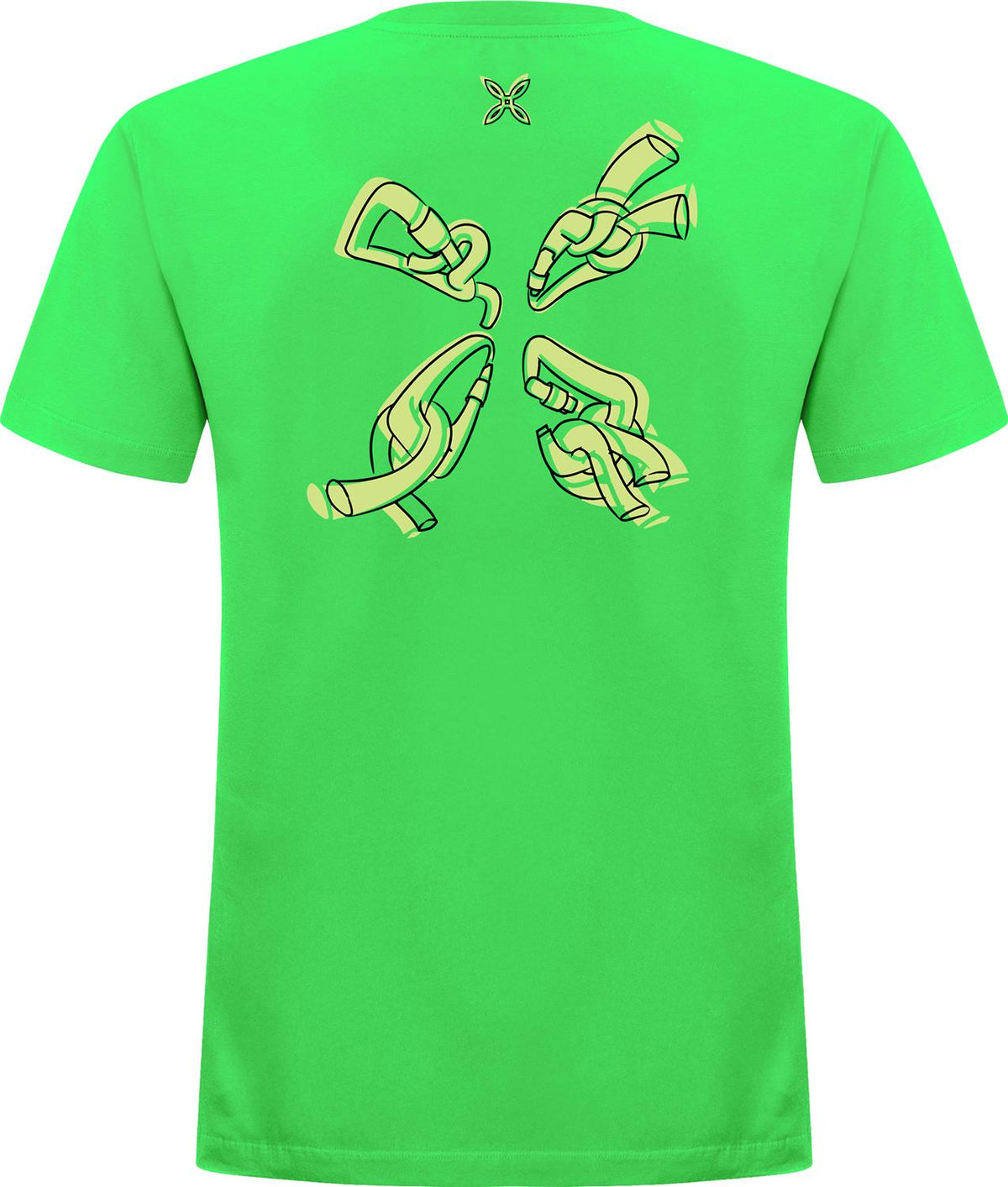Montura - KNOTS T-SHIRT — VIBE GREEN — Vista posteriore 2