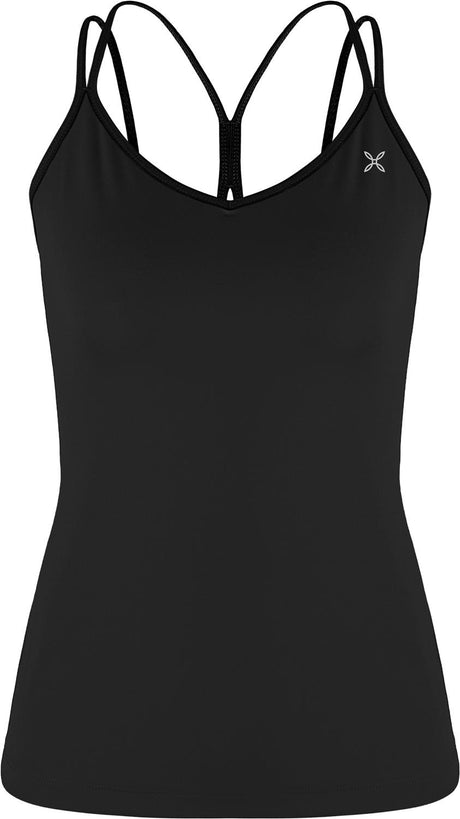 Montura - CRIMP CROSS CANOTTA WOMAN — BLACK — Vista frontale 1