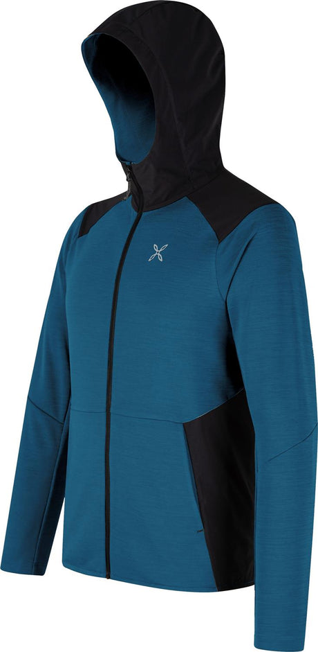 Montura - TIMELESS MIX HOODED MAGLIA — DEEP BLUE — Immagine 2