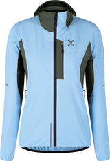 Montura - FLASH HOODED JACKET WOMAN — DUSK/VERDE SALVIA — Vista frontale 1