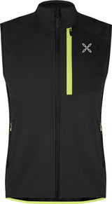 Montura - PEAK VEST — BLACK/SUNNY LIME — Vista frontale 1