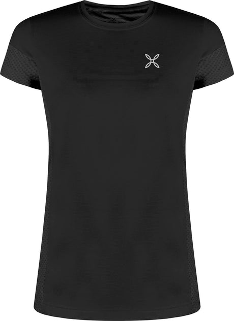 Montura - DELTA MIX T-SHIRT WOMAN — BLACK — Vista frontale 1