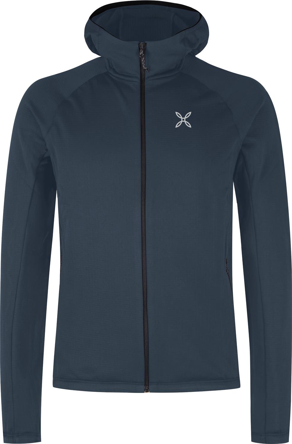 Montura - FADIS GRID HOODED MAGLIA — BLUEBERRY — Vista frontale 1