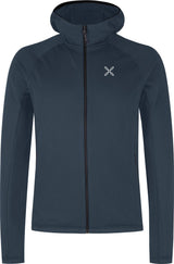 Montura - FADIS GRID HOODED MAGLIA — BLUEBERRY — Vista frontale 1