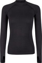 Montura - SEAMLESS MERINO 2 MAGLIA WOMAN — BLACK — Vista frontale 1