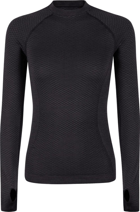 Montura - SEAMLESS MERINO 2 MAGLIA WOMAN — BLACK — Vista frontale 1