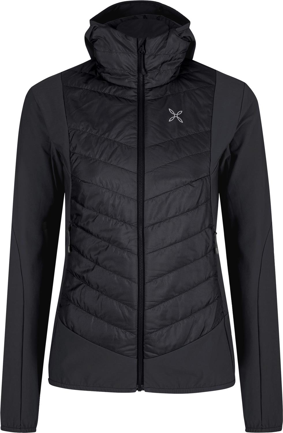 Montura - TRACE HYBRID JACKET WOMAN — BLACK — Vista frontale 1