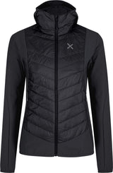 Montura - TRACE HYBRID JACKET WOMAN — BLACK — Vista frontale 1