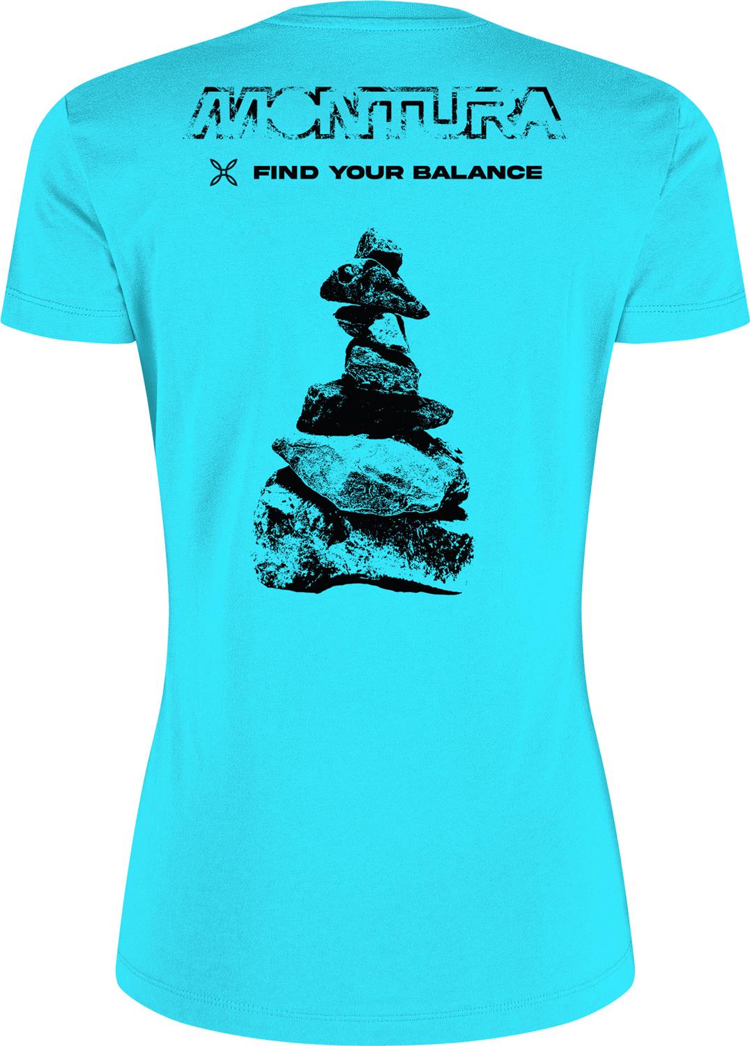 Montura - BALANCE T-SHIRT WOMAN — TURQUOISE — Vista posteriore 2