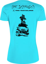 Montura - BALANCE T-SHIRT WOMAN — TURQUOISE — Vista posteriore 2