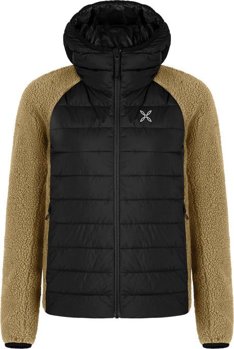 Montura - SHERPA HYBRID JACKET WOMAN — DESERT BEIGE — Vista frontale 1