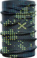 Montura - SNOW NECK TUBE — BLUEBERRY/SUNNY LIME — Vista frontale 1