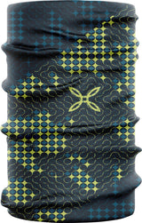 Montura - SNOW NECK TUBE — BLUEBERRY/SUNNY LIME — Vista frontale 1