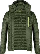 Montura - BREEZE HOODED DUVET JACKET — VERDE SALVIA/SUNNY LIME — Immagine 4