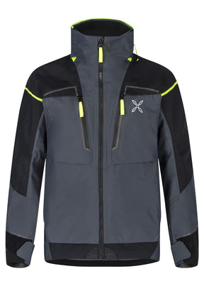 Montura - GARGANO 2.0 JACKET — PIOMBO/GIALLO FLUO — Vista frontale 1