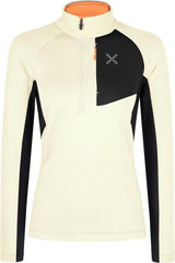 Montura - STRETCH COLOR 3 ZIP MAGLIA W. — SHELL/MELON — Vista frontale 1