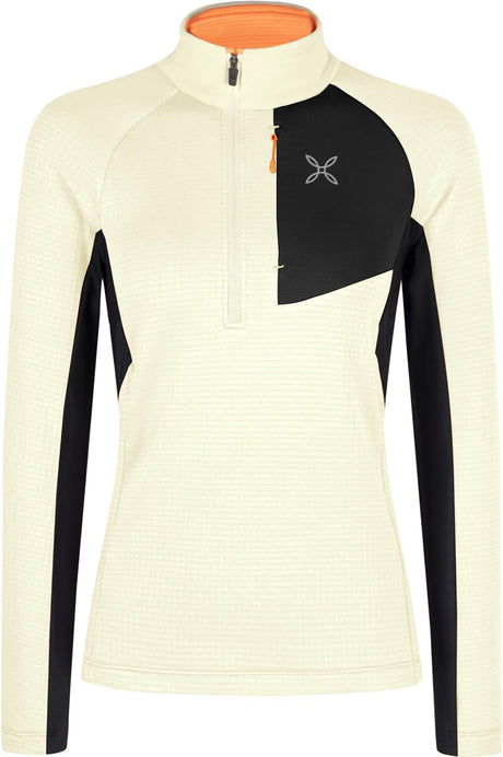 Montura - STRETCH COLOR 3 ZIP MAGLIA W. — SHELL/MELON — Vista frontale 1