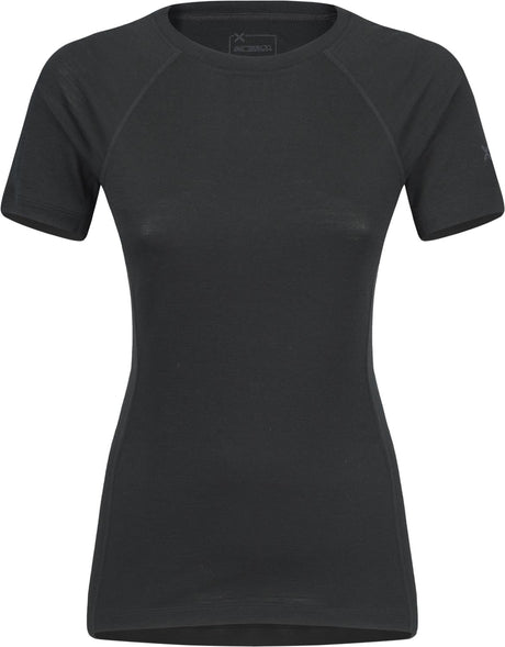 Montura - MERINO CONCEPT T-SHIRT WOMAN — BLACK — Vista frontale 1