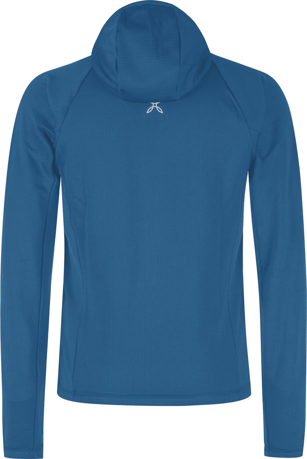 Montura - FADIS GRID HOODED MAGLIA — STEEL BLUE — Vista posteriore 3