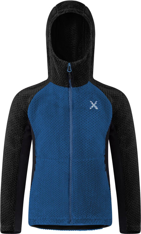 Montura - SOFT PILE COLOR JACKET KIDS — DEEP BLUE — Vista frontale 1