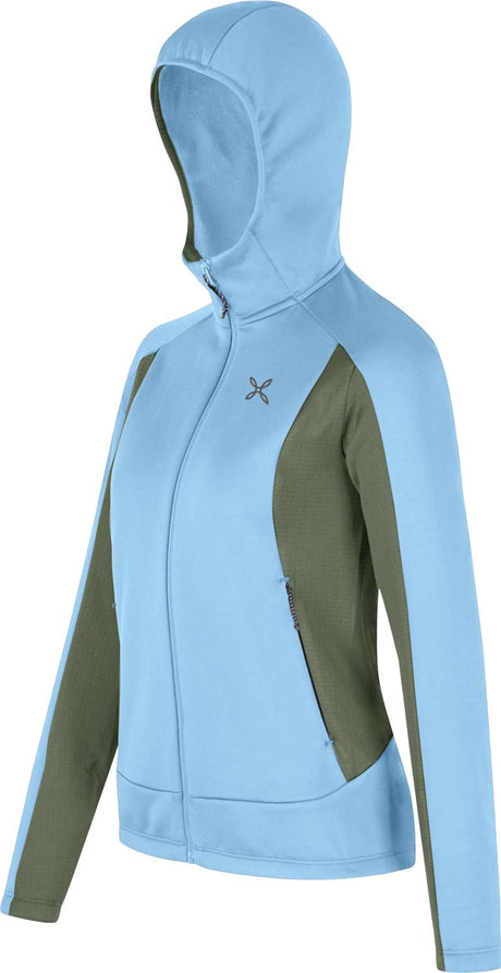 Montura - PULSE HOODED MAGLIA WOMAN — DUSK/VERDE SALVIA — Immagine 2