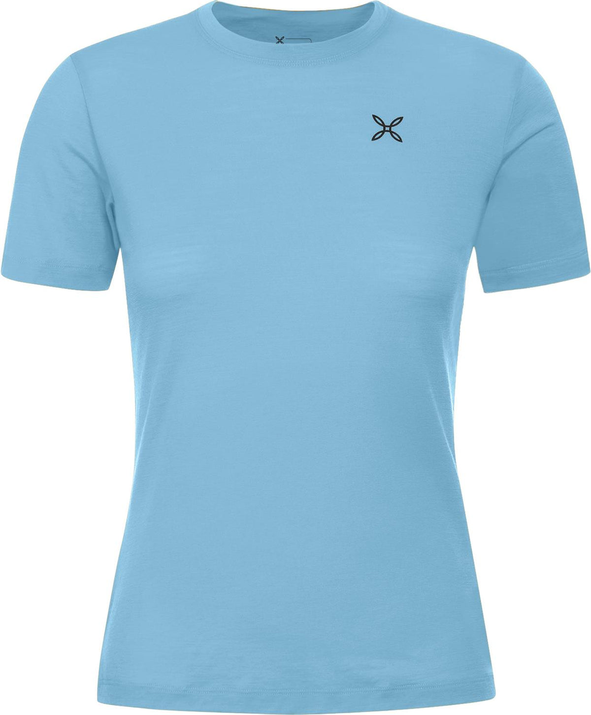 Montura - LOGO MERINO T-SHIRT WOMAN — DUSK — Vista frontale 1