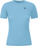 Montura - LOGO MERINO T-SHIRT WOMAN — DUSK — Vista frontale 1