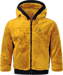 Montura - POLAR STRETCH HOODY JKT BABY — MUSTARD — Vista frontale 1