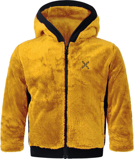 Montura - POLAR STRETCH HOODY JKT BABY — MUSTARD — Vista frontale 1