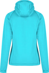 Montura - FADIS GRID HOODED MAGLIA WOMAN — TURQUOISE — Vista posteriore 3
