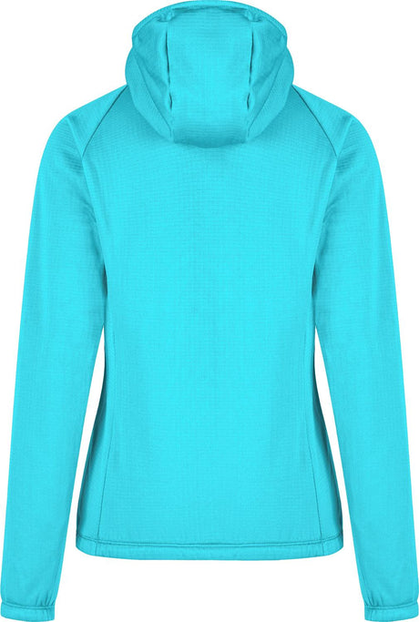 Montura - FADIS GRID HOODED MAGLIA WOMAN — TURQUOISE — Vista posteriore 3