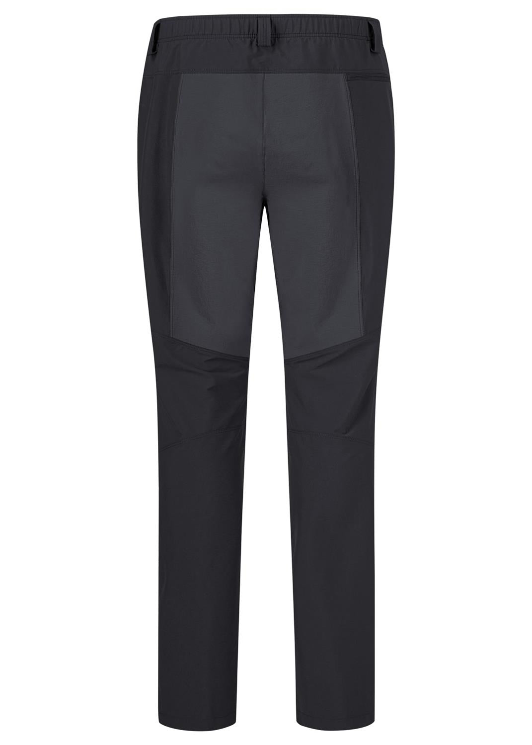 Montura - MOUNTAIN TREK -5 CM PANTS — NERO — Vista posteriore 2