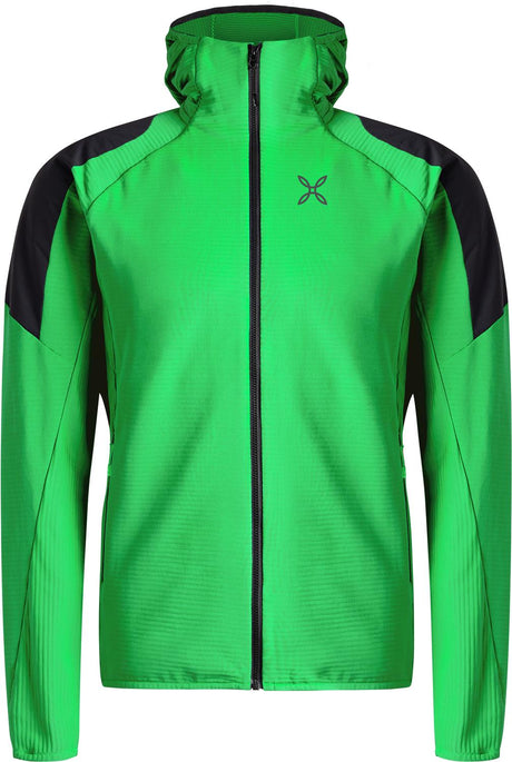 Montura - ACTION HOODED MAGLIA — VIBE GREEN — Vista frontale 1