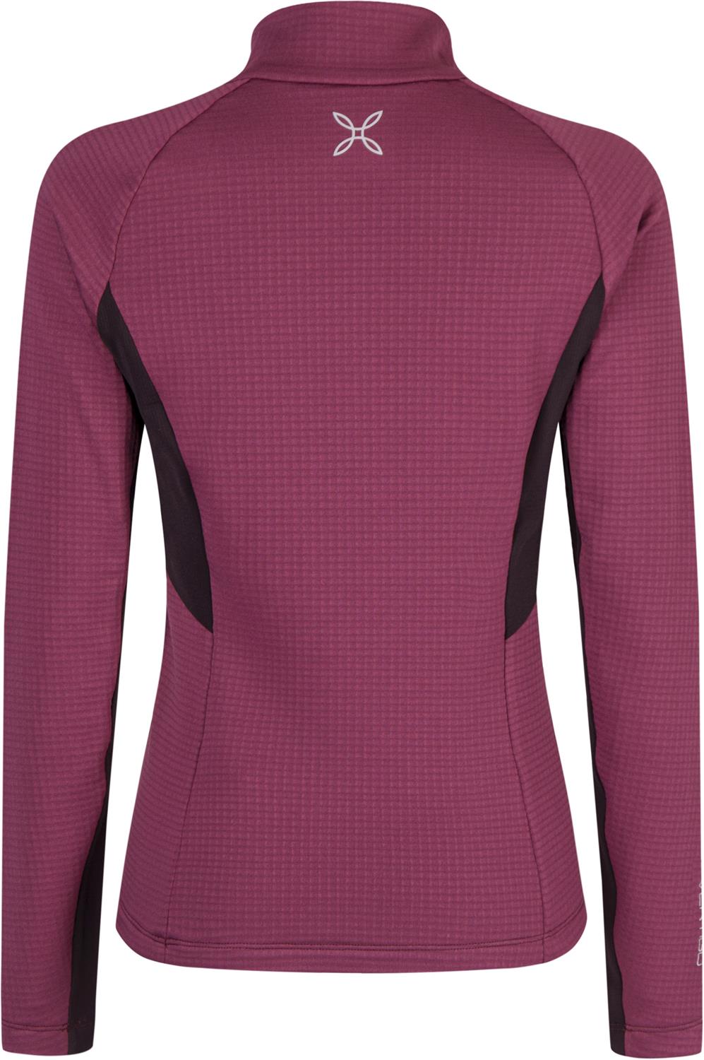 Montura - STRETCH COLOR 3 ZIP MAGLIA W. — VINACCIA/LIGHT ROSE — Vista posteriore 2
