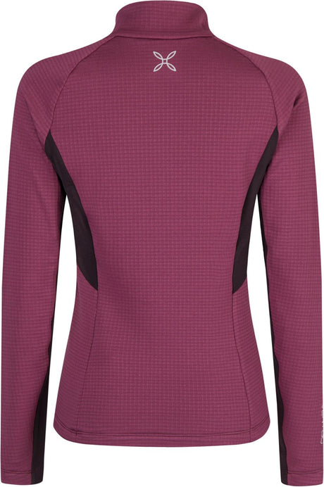 Montura - STRETCH COLOR 3 ZIP MAGLIA W. — VINACCIA/LIGHT ROSE — Vista posteriore 2