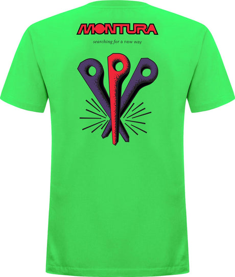 Montura - PITONS T-SHIRT — VIBE GREEN — Vista posteriore 2