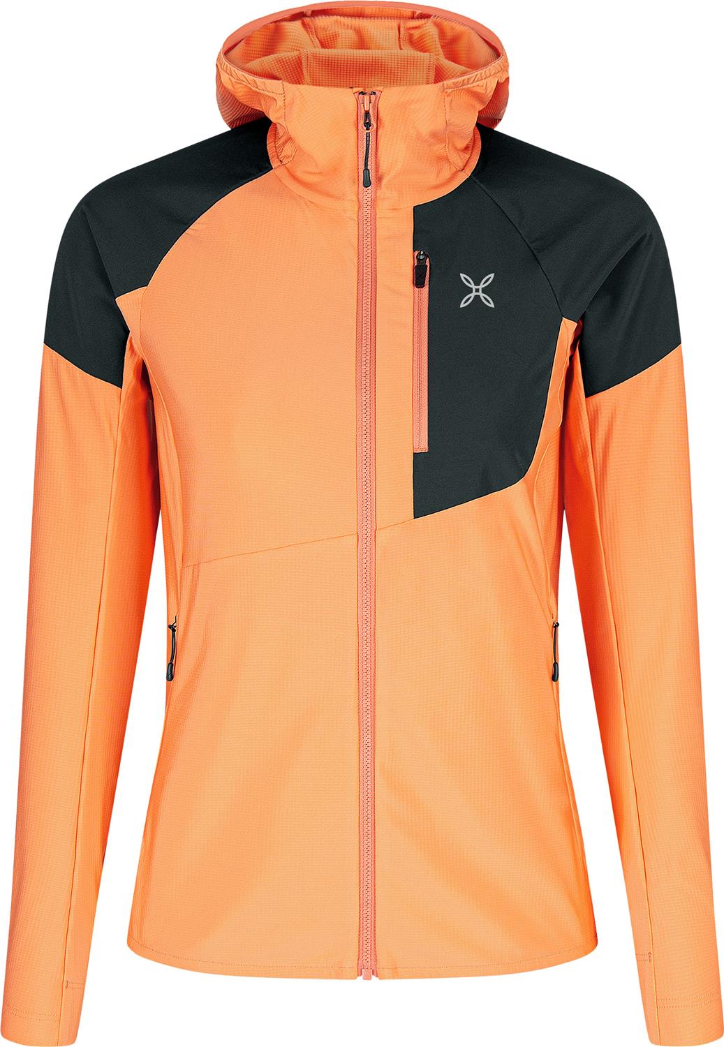 Montura - SPITZE HOODED MAGLIA WOMAN — MELON — Vista frontale 1
